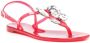 Casadei Jelly crystal-embellished sandals Red - Thumbnail 2