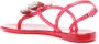 Casadei Jelly crystal-embellished sandals Red - Thumbnail 3