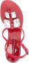 Casadei Jelly crystal-embellished sandals Red - Thumbnail 4