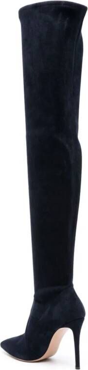 Casadei Julia 110mm above-knee boots Blue