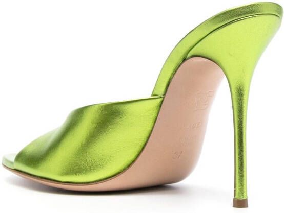 Casadei Julia Ilary Flash 115mm mules Green