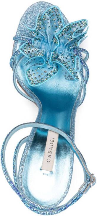 Casadei Julia Orchidea 100mm sandals Blue