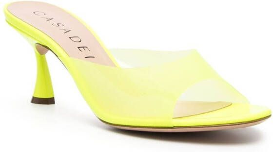 Casadei K Blade Fluo mules Yellow