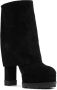 Casadei knee-length suede boots Black - Thumbnail 2
