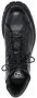 Casadei lace-front grained leather ankle boots Black - Thumbnail 4