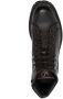 Casadei lace-front grained leather ankle boots Brown - Thumbnail 4