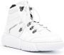 Casadei lace-up leather ankle boots White - Thumbnail 2