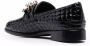 Casadei Lacroc crocodile-effect leather loafers Black - Thumbnail 3