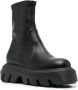 Casadei leather chunky rubber sole Black - Thumbnail 2