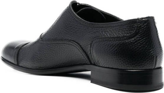 Casadei leather oxford shoes Black