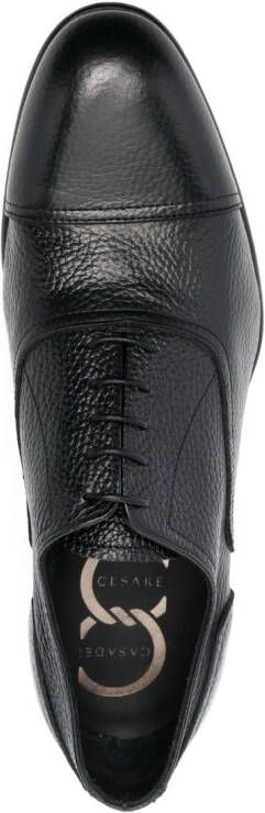 Casadei leather oxford shoes Black