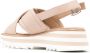 Casadei leather platform sandals Neutrals - Thumbnail 3
