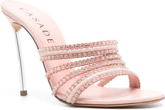 Casadei Limelight 100mm mules Pink