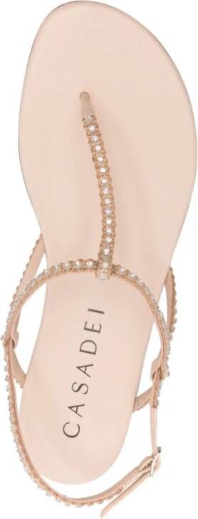 Casadei Limelight flat sandals Pink