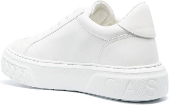 Casadei logo-patch low-top sneakers White