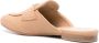 Casadei logo-plaque leather slippers Neutrals - Thumbnail 3