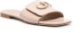 Casadei logo-plaque patent sandals Neutrals - Thumbnail 2