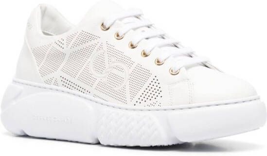 Casadei low-top lace-up sneakers White