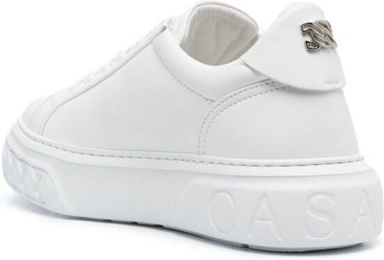 Casadei low-top leather sneakers White