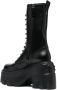 Casadei Maxi lace-up army 120mm boots Black - Thumbnail 3