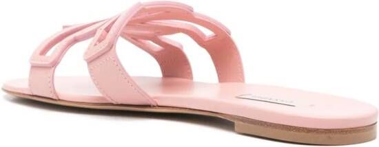 Casadei Miramar flat sandals Pink