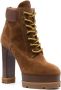 Casadei Nancy Alpi 120mm leather boots Brown - Thumbnail 2