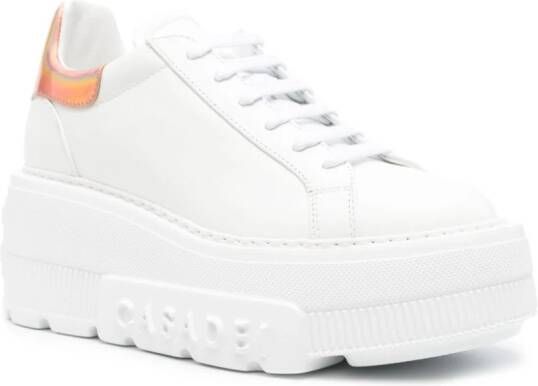 Casadei Nexus Flash leather sneakers White