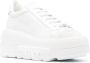 Casadei Nexus leather 75mm platform sneakers White - Thumbnail 2