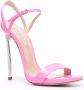 Casadei open-toe leather sandals Pink - Thumbnail 2