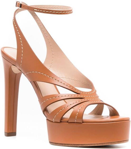 Casadei open-toe sandals Brown