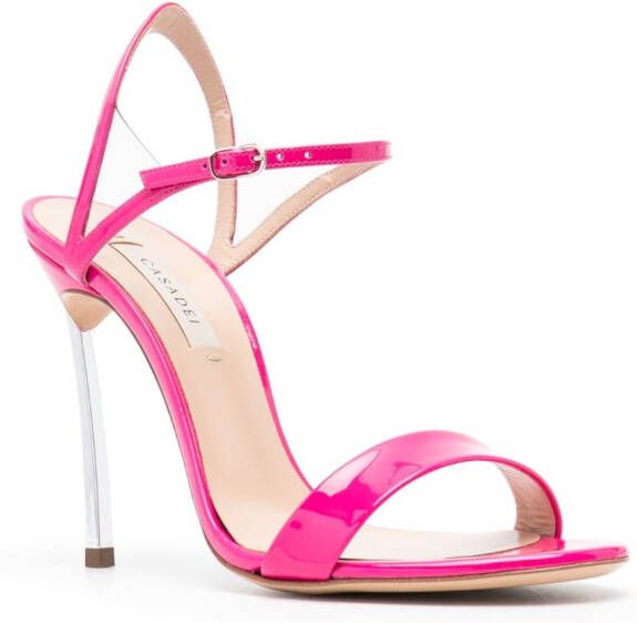 Casadei open-toe strap-detail sandals Pink