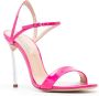 Casadei open-toe strap-detail sandals Pink - Thumbnail 2