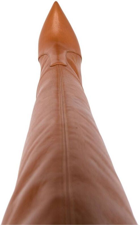 Casadei over-the-knee length boots Brown