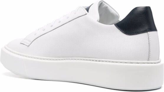 Casadei panelled low-top sneakers White