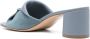 Casadei Parma Cleo 70mm leather mules Blue - Thumbnail 3