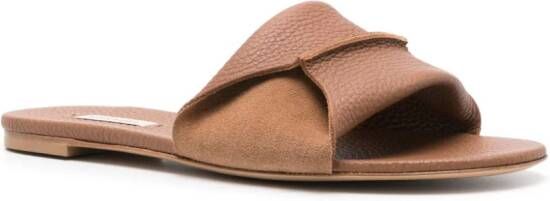 Casadei Parma leather sandals Brown