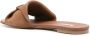Casadei Parma leather sandals Brown - Thumbnail 3