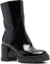 Casadei patent-leather ankle boots Black - Thumbnail 2