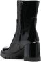 Casadei patent-leather ankle boots Black - Thumbnail 3