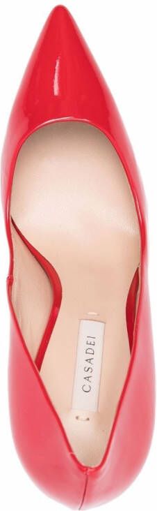 Casadei patent leather pumps Red