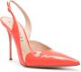 Casadei patent-leather slingback pumps Red - Thumbnail 2