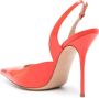 Casadei patent-leather slingback pumps Red - Thumbnail 3