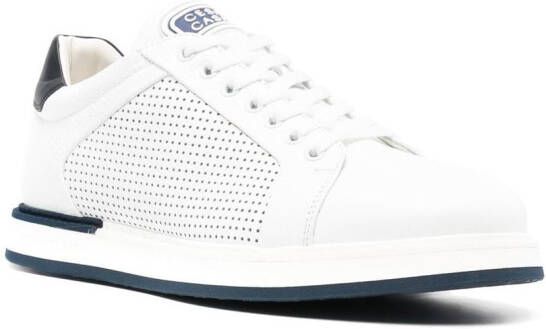 Casadei perforated low-top sneakers White