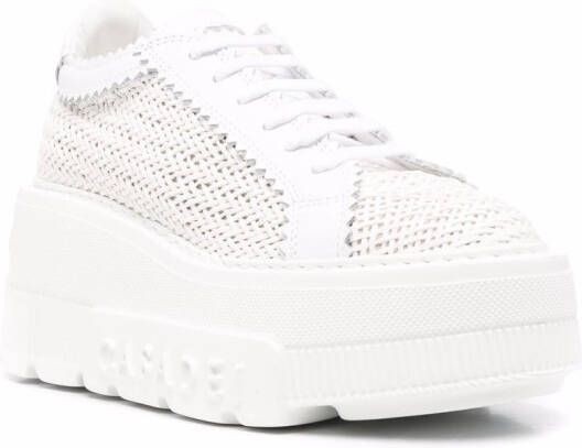 Casadei platform low-top sneakers White