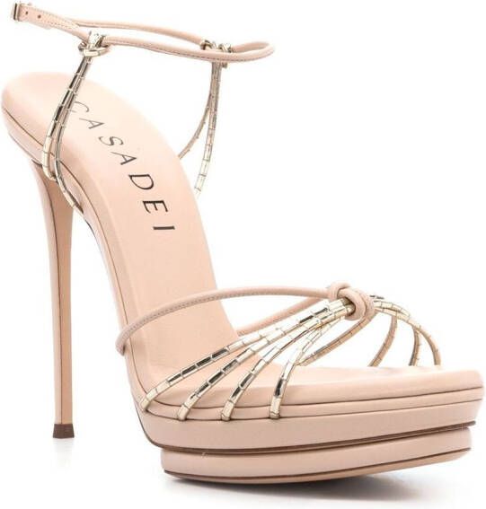 Casadei platform solm 140mm sandals Pink