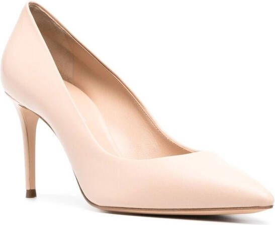 Casadei pointed leather pumps Pink