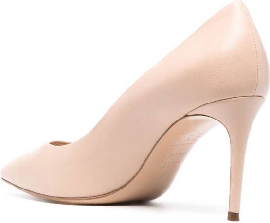 Casadei pointed leather pumps Pink