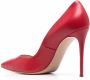 Casadei pointed leather pumps Red - Thumbnail 3