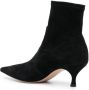 Casadei pointed-toe 65mm suede boots Black - Thumbnail 3