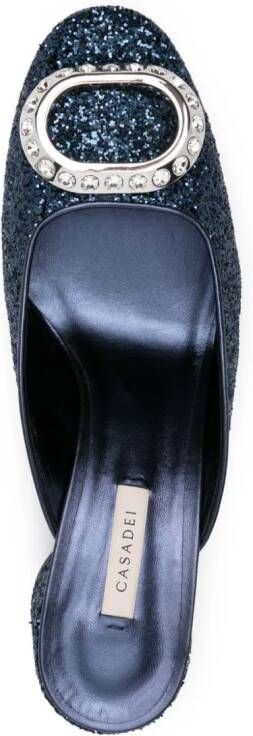 Casadei Ring Cleo 50mm mules Blue